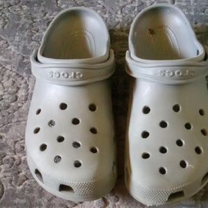 CROCS Mens Size 13 Grey Color Pre Owned